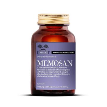 Memosan 60 capsule | Integratore per la memoria e concentrazione | SALUGEA