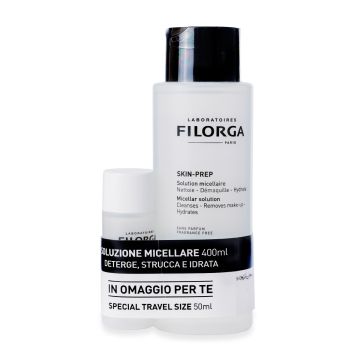 Skin Prep - Soluzione micellare 400ml | Struccante + Omaggio | FILORGA