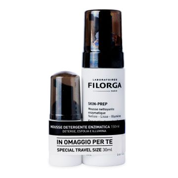 Skin Prep - Detergente 150ml | Mousse Enzimatica + Omaggio 50ml | FILORGA