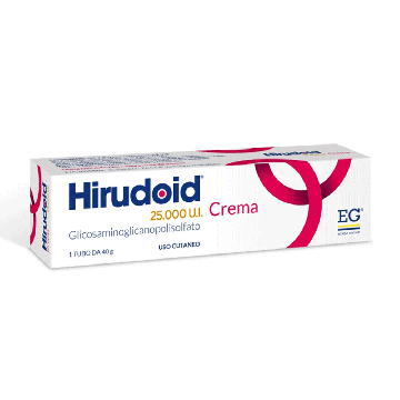 Hirudoid 25000 U.I. Crema | Glicosaminoglicanopolisolfato | Tubo 40g