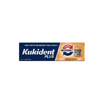 Plus Doppia Azione | Crema adesiva per dentiere | KUKIDENT