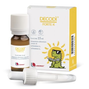 Decodì Forte K 15ml | Vitamina D3 e Vitamina K1 | LABOREST