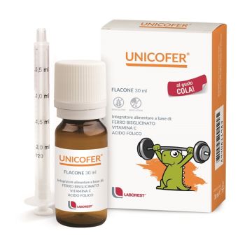 Unicofer Gocce 30ml | Ferro, Vitamina C, Acido Folico | LABOREST 