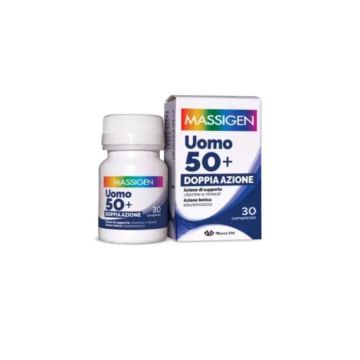 Multivitaminico Uomo 50+ 30cpr | Stanchezza e difese immunitarie | MASSIGEN