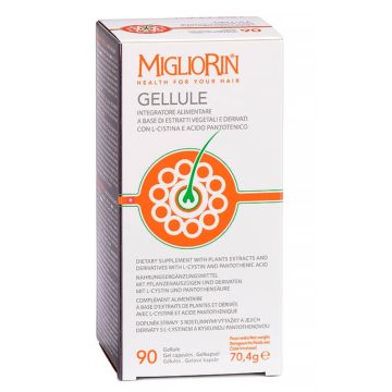 Migliorin 90 Gellule | Integratore capelli e unghie | COSVAL