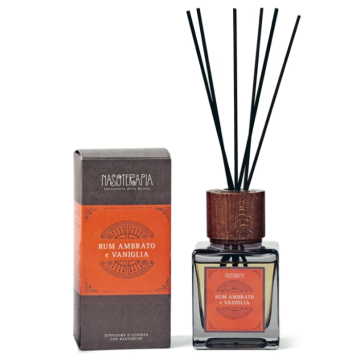 Diffusore Ambiente 200ml | Rum ambrato vaniglia | NASOTERAPIA