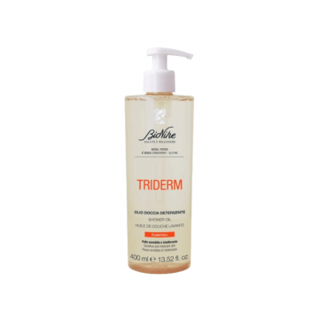 Olio Doccia Detergente Eudermico 400ml | Detergente doccia pelli intolleranti| TRIDERM Bionike