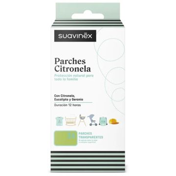 Patches citronella 36 pz | Repellente zanzare bimbi e mamme | SUAVINEX