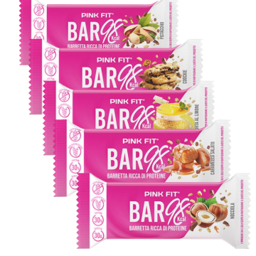 Bar 98Kcal 30g | Barretta proteica - Vari gusti | PINK FIT
