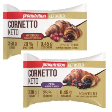 Keto - Cornetto 50gr | Vari Gusti | PRONUTRITION