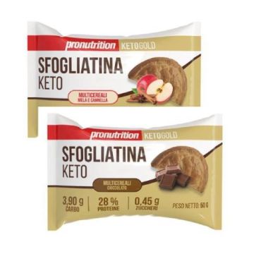 Keto - Sfogliatina 50gr |Multicereali - Vari Gusti | PRONUTRITION