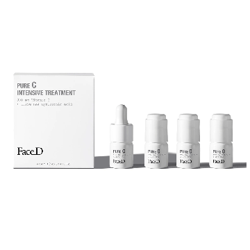 Pure C - 16% Vitamina C Pura | Anti-age uniformante 4 flac | FACE D