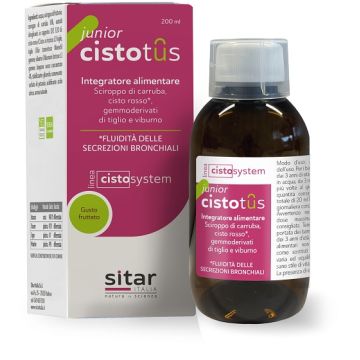 Cistotus Junior Cistosys 200ml | Fluidità delle secrezioni bronchiali | SITAR