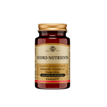Neuro Nutrients 30 Capsule veg | Aminoacidi, Vitamine B, Ginkgo | SOLGAR