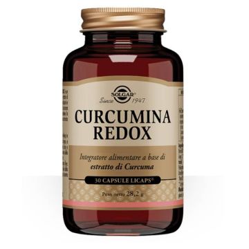 Curcumina Redox 30 perle | Integratore antiossidante | SOLGAR