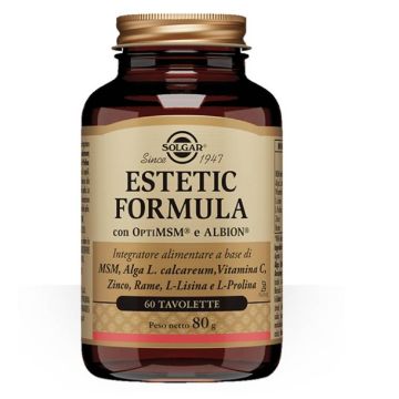 Estetic Formula 60 Tavolette | Integratore per Capelli, Pelle e Unghie | SOLGAR