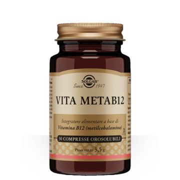 Vita Meta B12 30 cpr orosolubili | Integratore di vitamina B12  | SOLGAR