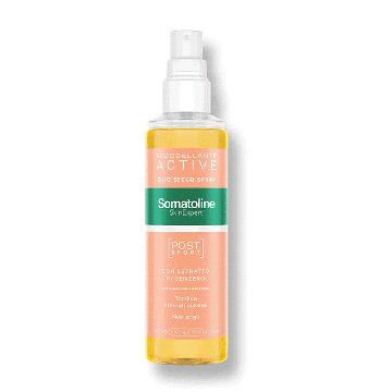 Active - Rimodellante Olio Secco secco | Drenante Post-Sport 125ml | SOMATOLINE