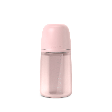 Biberon SX PRO 240ml | Flusso medio - Acqua di rose | SUAVINEX Colour Essence 
