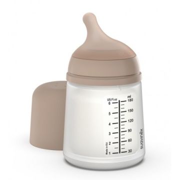 Biberon Flusso lento Zero.zero 180ml | Biberon anticolica neonati | SUAVINEX