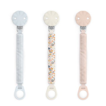 Wonder - Clip Ciuccio |In tessuto - Vari colori | SUAVINEX