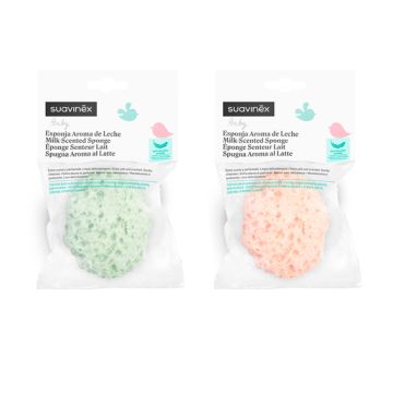 Spugna Aroma Latte | Rosa e Blu | SUAVINEX