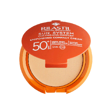 Sun System - Crema Fondotinta Compatta Spf 50+| Varie tonalità 10ml | RILASTIL