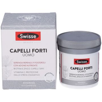 Capelli Forti UOMO 30 Cpr | Integratore rinforzante | SWISSE