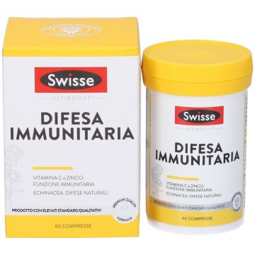 Difesa Immunitaria 60 compresse | Integratore di Vitamina C, Zinco, Echinacea | SWISSE