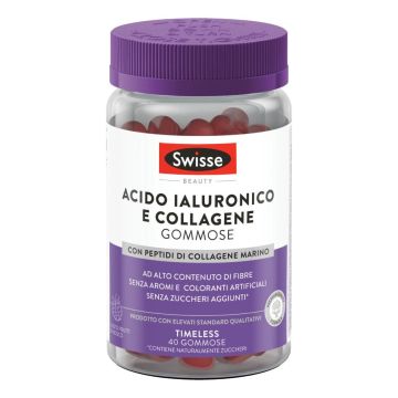 Acido Ialuronico & Collagene 40 gommose | Con peptidi di collagene marino | SWISSE