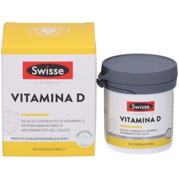 Vitamina D 100 cps molli | Integratore Vitamina D3 | SWISSE