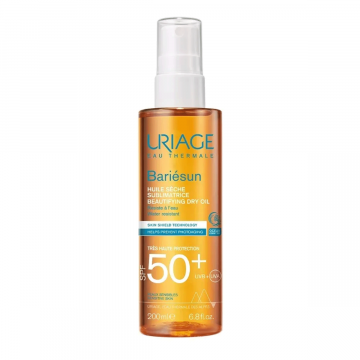 Bariesun - Olio Secco Spf50+ | Protezione solare idratante 100ml | URIAGE