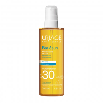 Bariesun - Olio Secco Spf30 | Protezione solare idratante 100ml | URIAGE