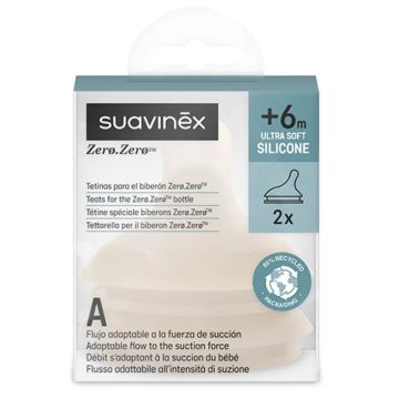 Tettarella Biberon Zerozero flusso adattabile | Tettarella speciale anticolica | SUAVINEX