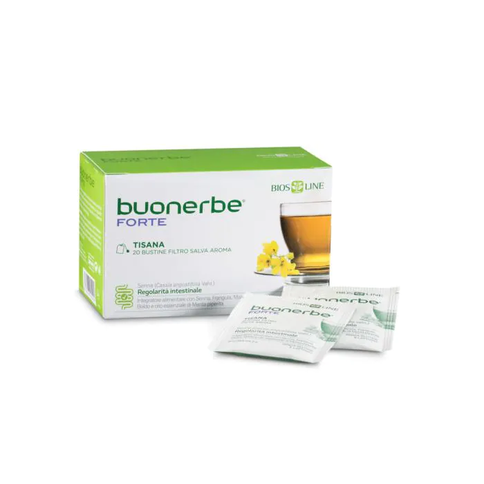 Buonerbe Tisana Forte 20 bust | Tisana intestino pigro | BIOSLINE