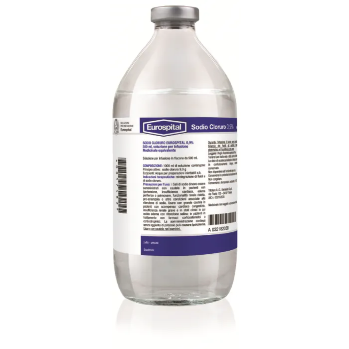 SODIO CLORURO 0,9% | Soluzione fisiologica per infusione 250 ml | GALENICA SENESE