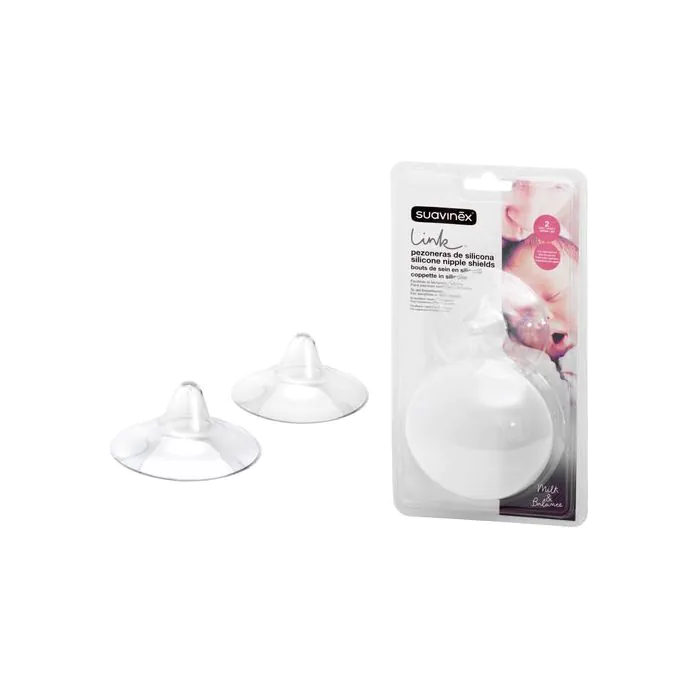 Paracapezzoli Silicone taglia M 2pz | Paracapezzoli allattamento | SUAVINEX