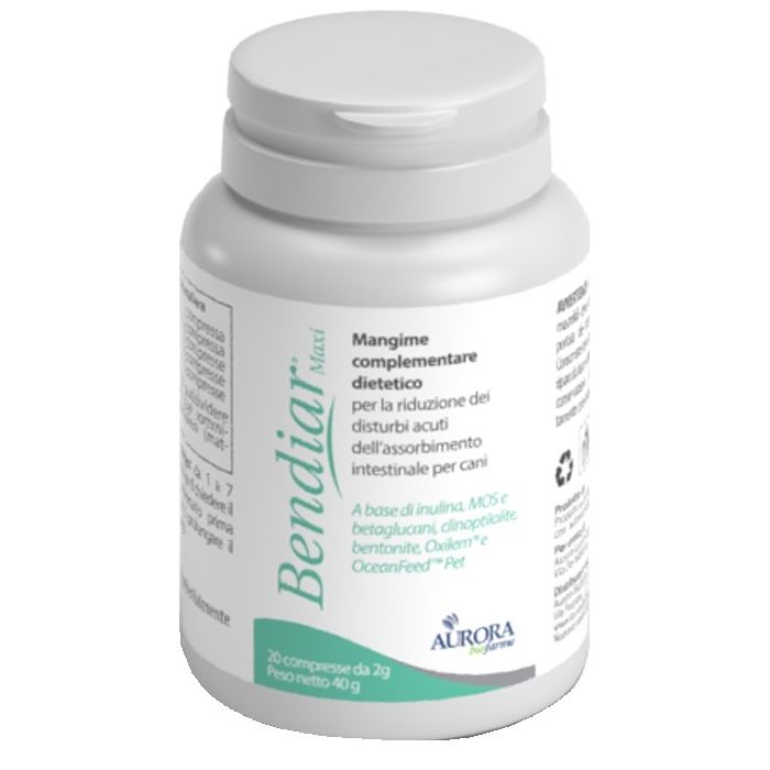 Bendiar Maxi 20cpr | Intestino cani/gatti | AURORA BIOFARMA main product photo