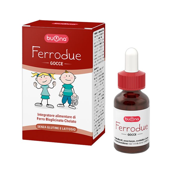 Ferrodue Gocce 15ml | Globuli rossi dei bambini | BUONA main product photo