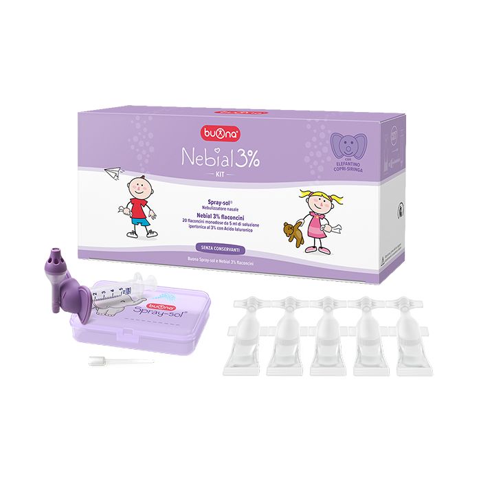 Nebial 3% KIT | Igiene delle fosse nasali | BUONA main product photo