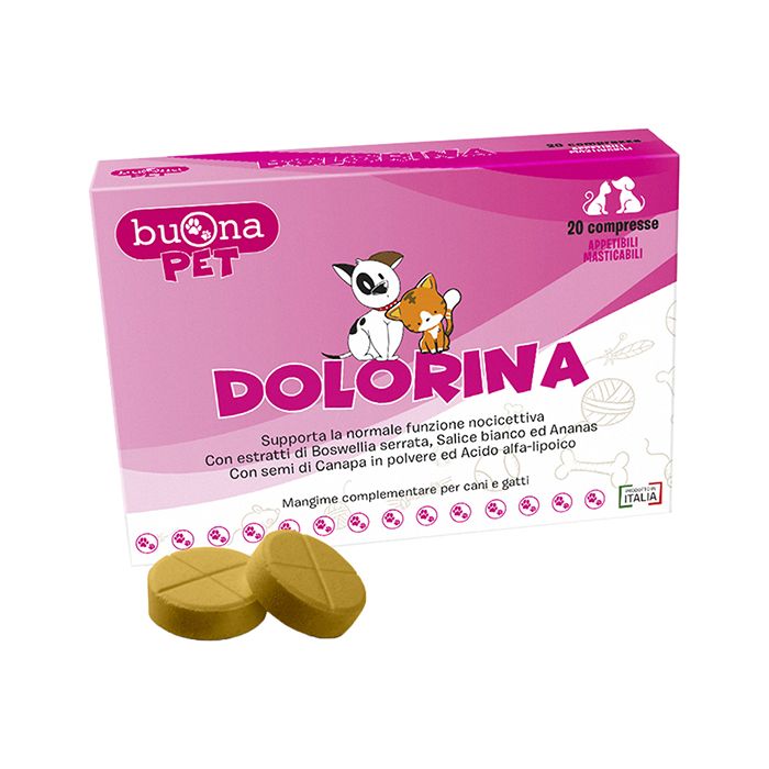 Dolorina 20cpr| Funzione nocicettiva cani/gatti | BUONA PET main product photo