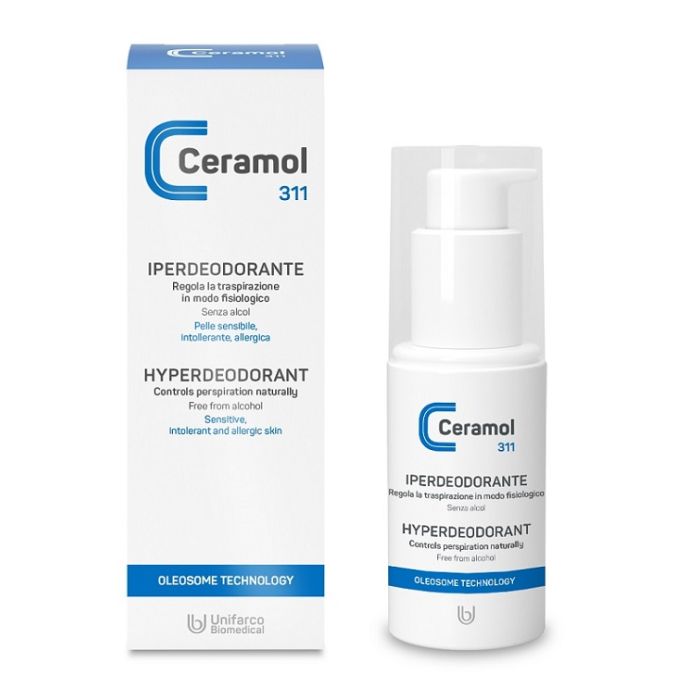 311 - Iperdeodorante 75ml | Pelle sensibile intollerante allergica | CERAMOL main product photo