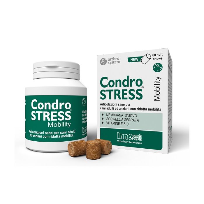 Condrostress Mobility 60chews | Articolazioni sane cani | INNOVET main product photo
