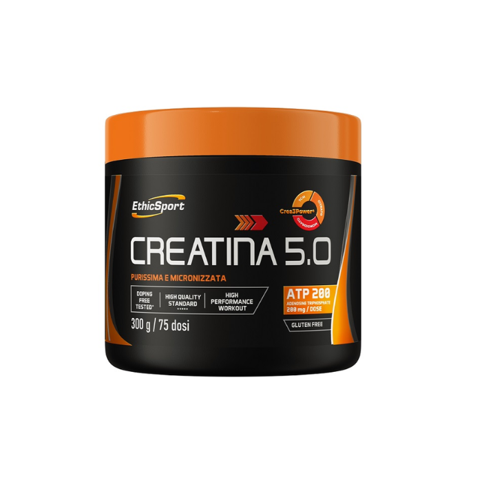 Creatina 5.0 300g | Integratore Reattività muscolare | ETHICSPORT main product photo