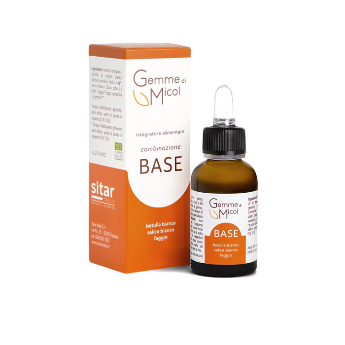 Gemme Di Micol BASE 30ml | Betulla bianca, salice bianco, faggio | SITAR main product photo