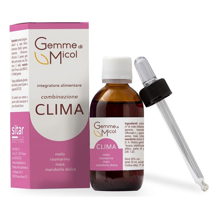 Gemme Di Micol CLIMA 30ml | Melo, rosmarino, mais, mandorlo dolce | SITAR main product photo