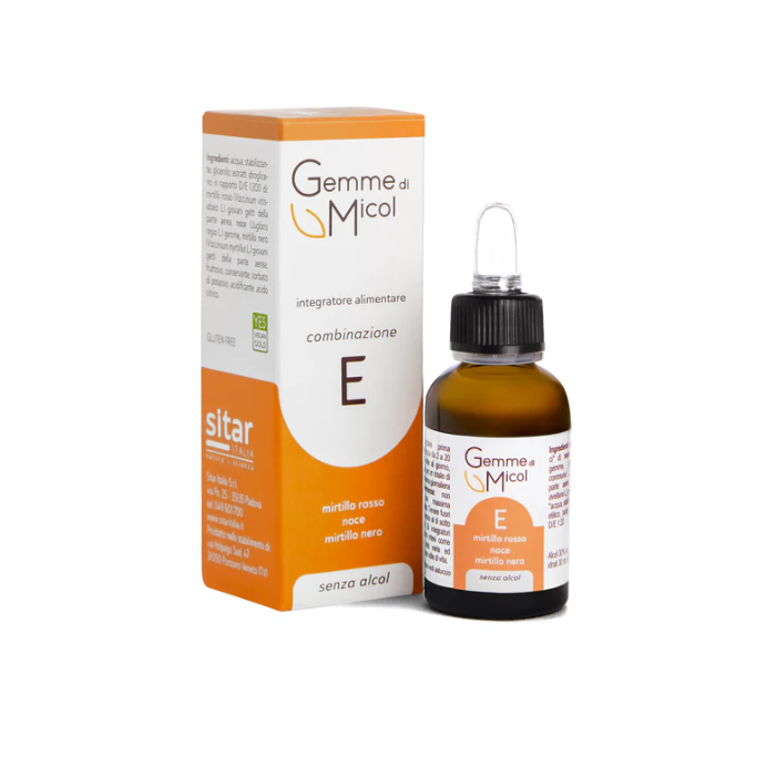 Gemme Di Micol E 33ml | Mirtillo rosso, nero e Noce | SITAR main product photo