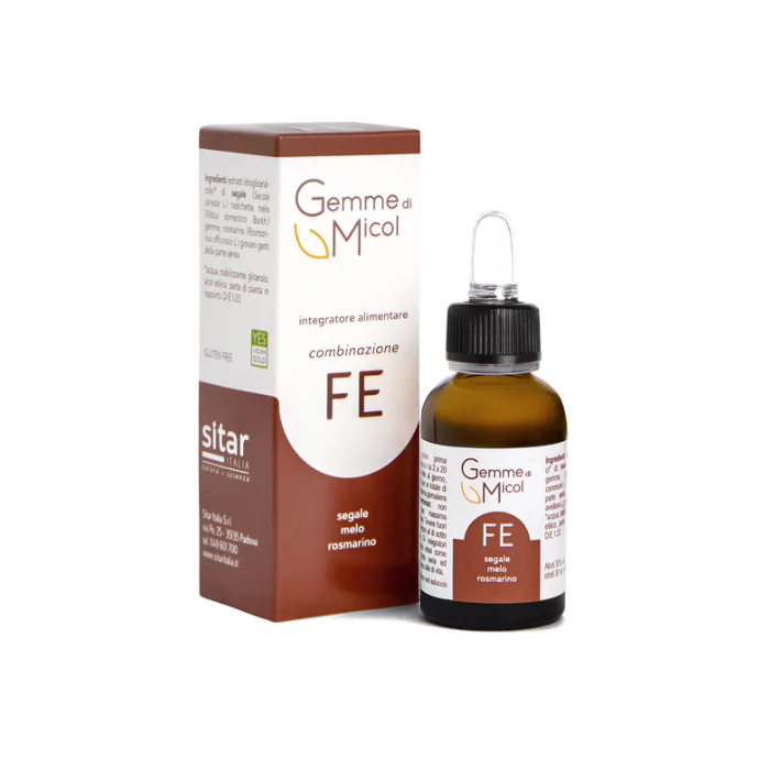 Gemme Di Micol FE 30ml | Segale, melo, rosmarino | SITAR main product photo