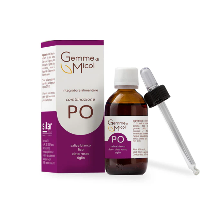 Gemme Di Micol PO 30ml | Salice bianco, fico, cisto risso, tiglio | SITAR main product photo
