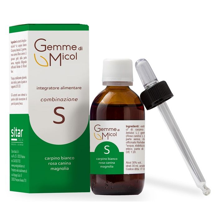 Gemme Di Micol S 30ml | Carpino bianco, rosa canina, magnolia | SITAR main product photo